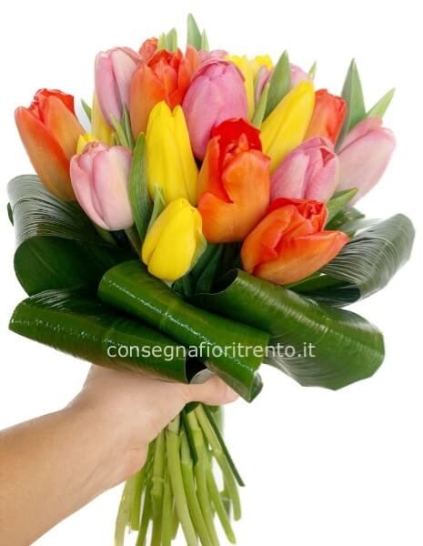 bouquet di tulipani misti