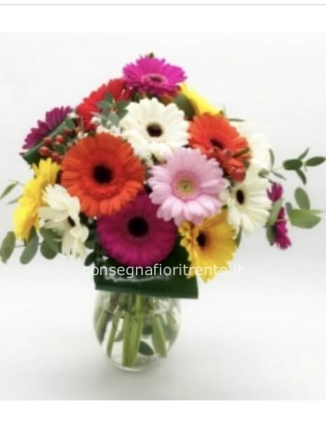 allegra amicizia .mazzo di gerbere miste